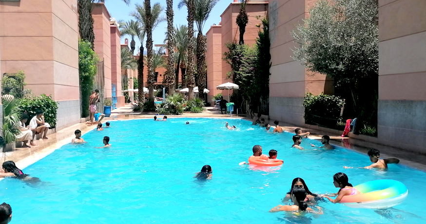 3 piscines