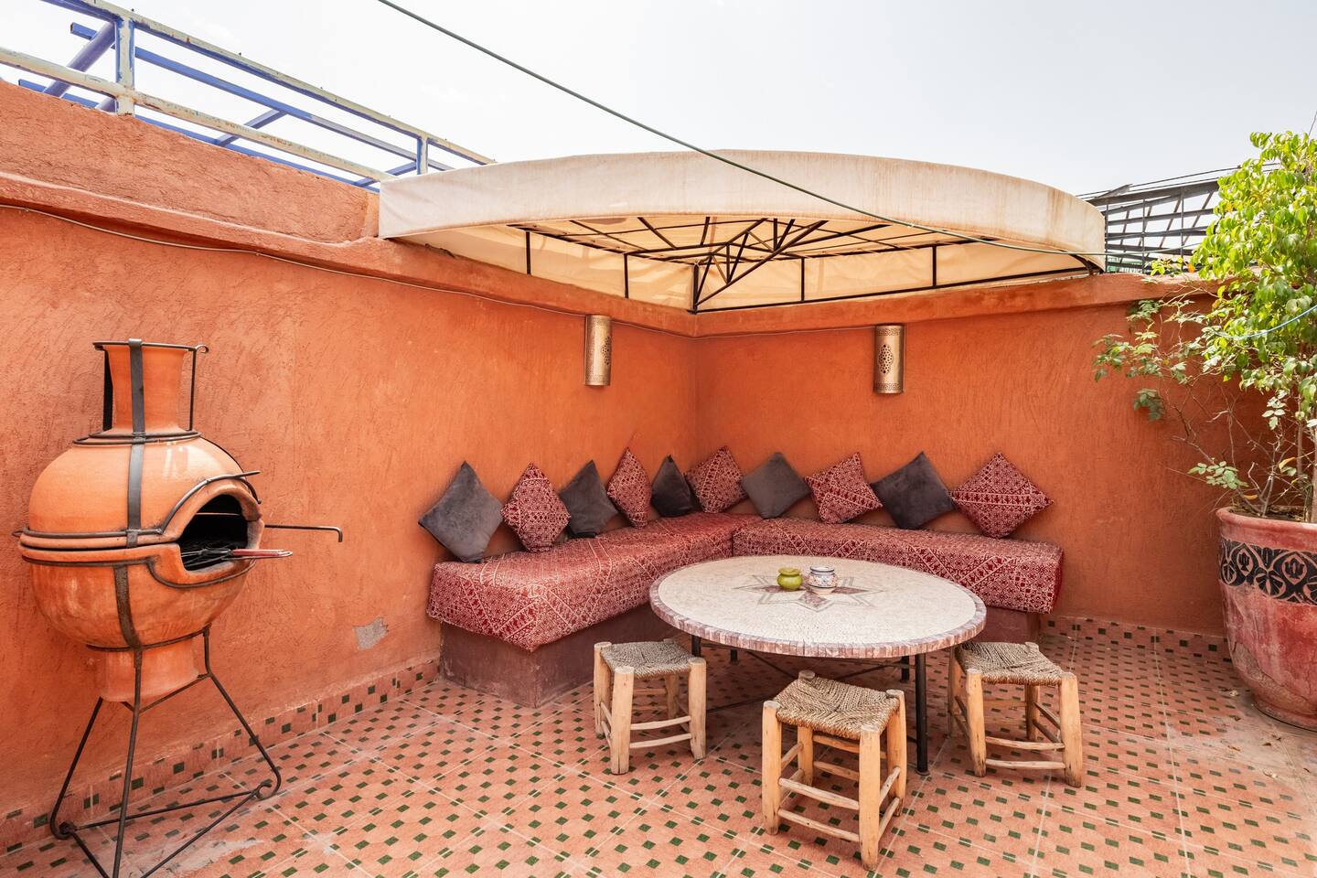 Terrasse sur le toit
